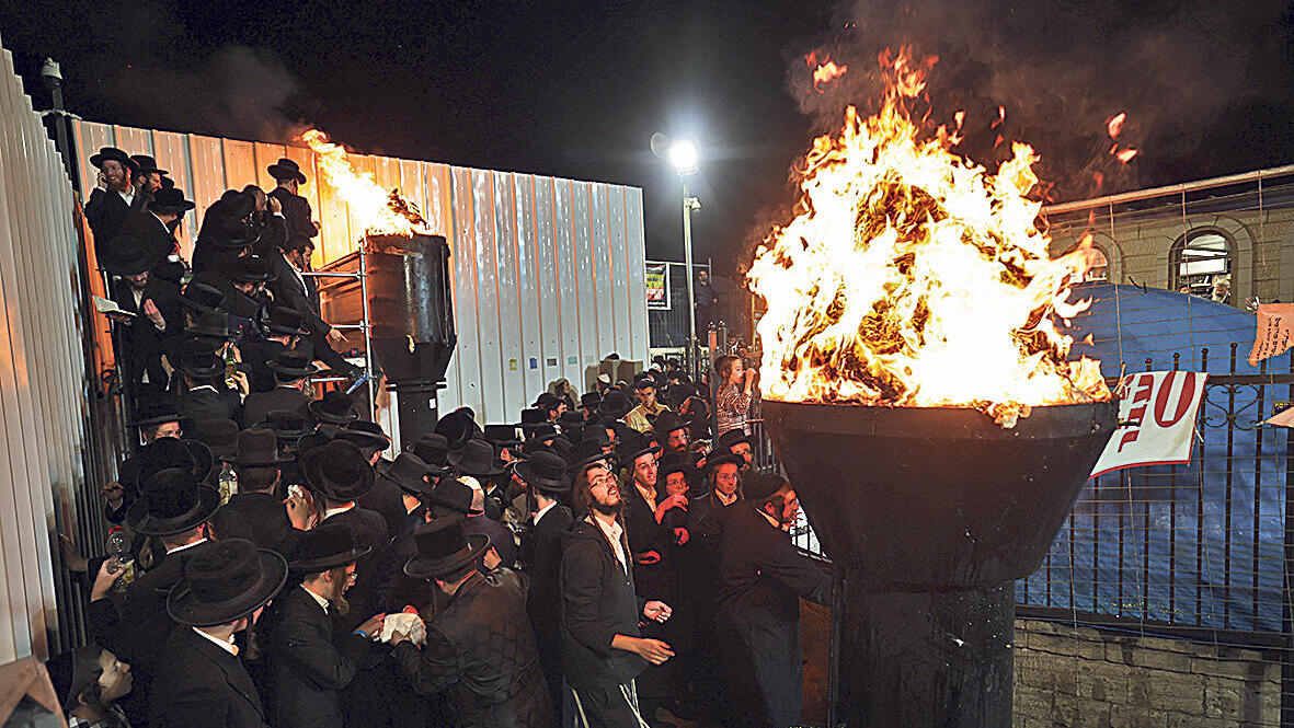 חרדים בהילולת מירון מאי 2025