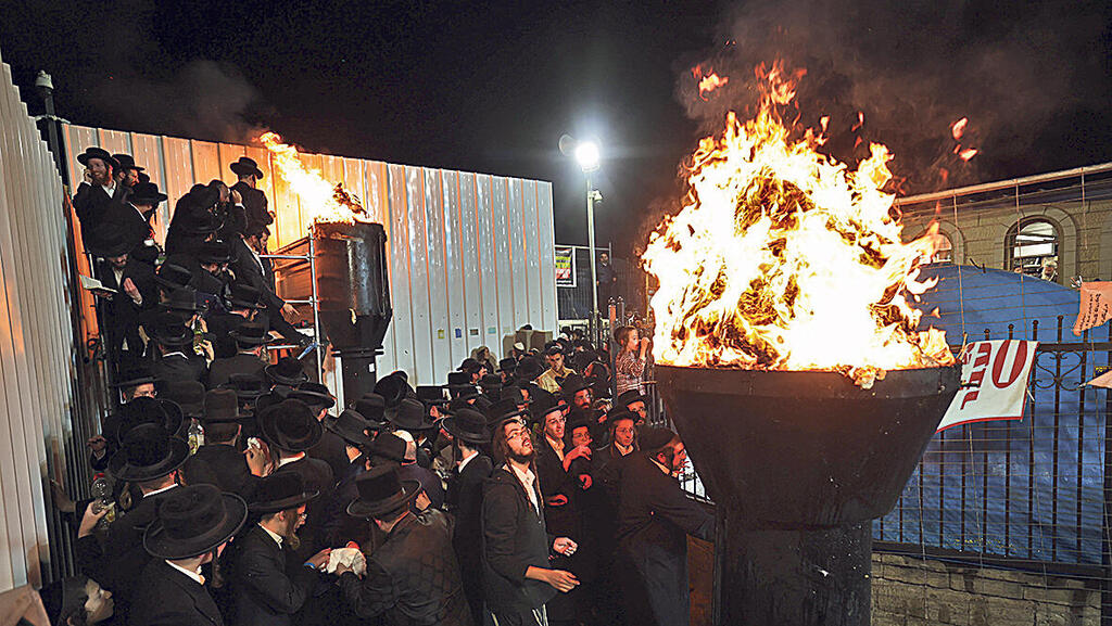 חרדים בהילולת מירון מאי 2025