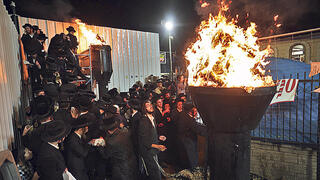 חרדים בהילולת מירון מאי 2025