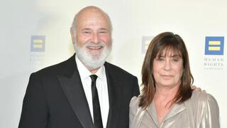 רוב ריינר ואשתו מישל סינגר ריינר