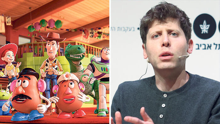 סם אלטמן ו צעצוע של סיפור סרט דיסני