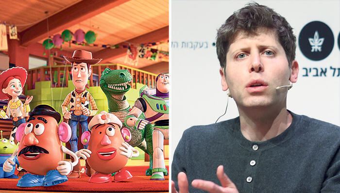 סם אלטמן ו צעצוע של סיפור סרט דיסני