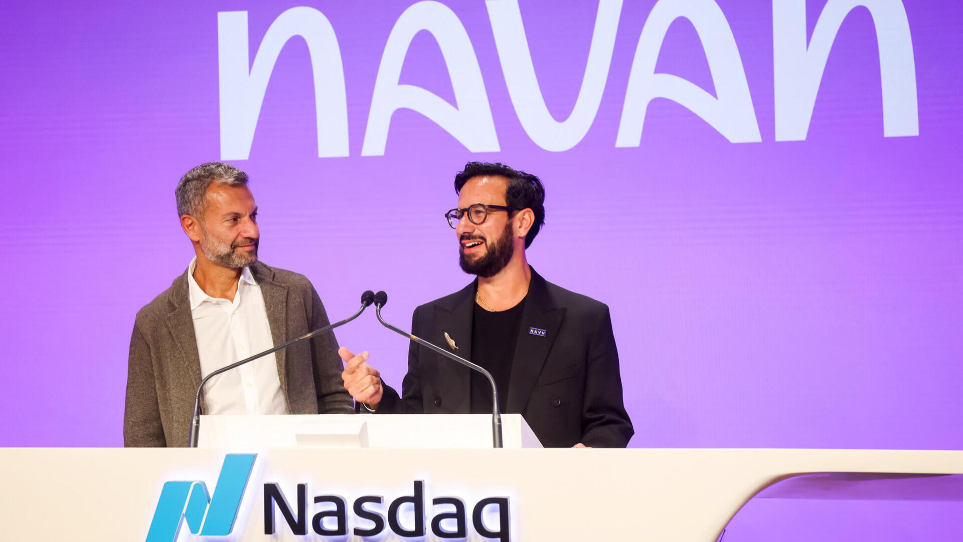 מימין אריאל כהן מנכ"ל נאוון ו אילן טוויג סמנכ"ל הטכנולוגיה