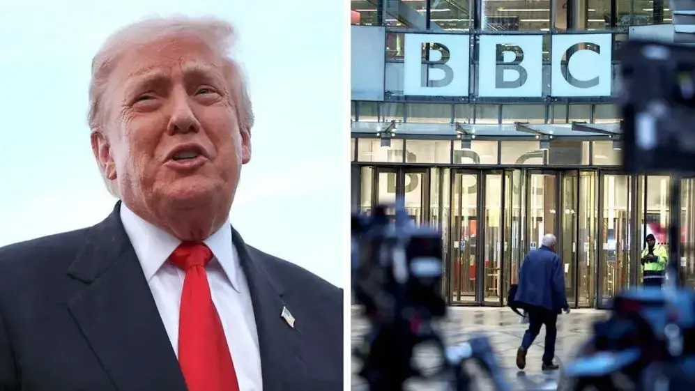 טראמפ תובע את BBC (צילום: Reuters, AFP) טראמפ תובע את BBC