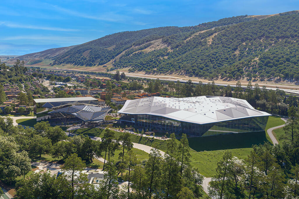 Illustration of Nvidia's Kiryat Tivon campus. (Photo: Nvidia) הדמיה מרכז הפיתוח של אנבידיה ב קרית טבעון