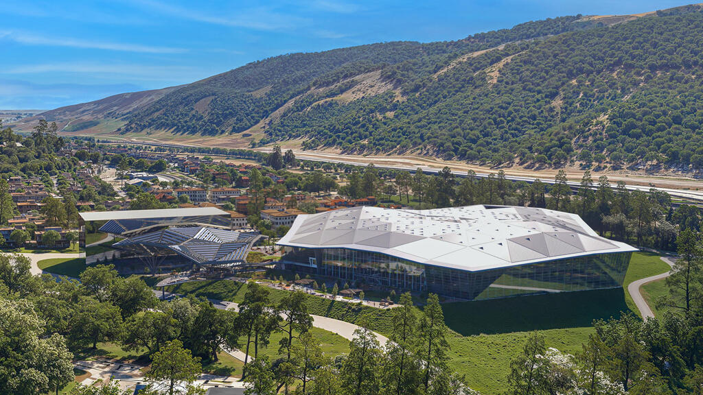 הדמיית הקמפוס החדש שיוקם בקריית טבעון (צילום: באדיבות אנבידיה) הדמיה מרכז הפיתוח של אנבידיה ב קרית טבעון