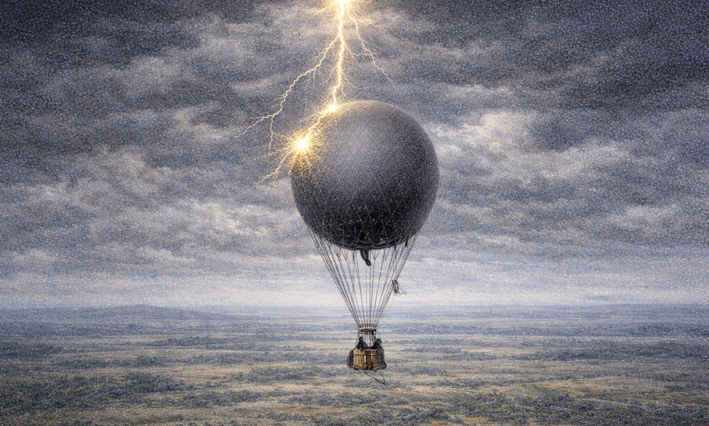 הקברניט מטוס נוסעים ברק