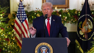 הנשיא דונלד טראמפ בנאום לאומה דצמבר 2025