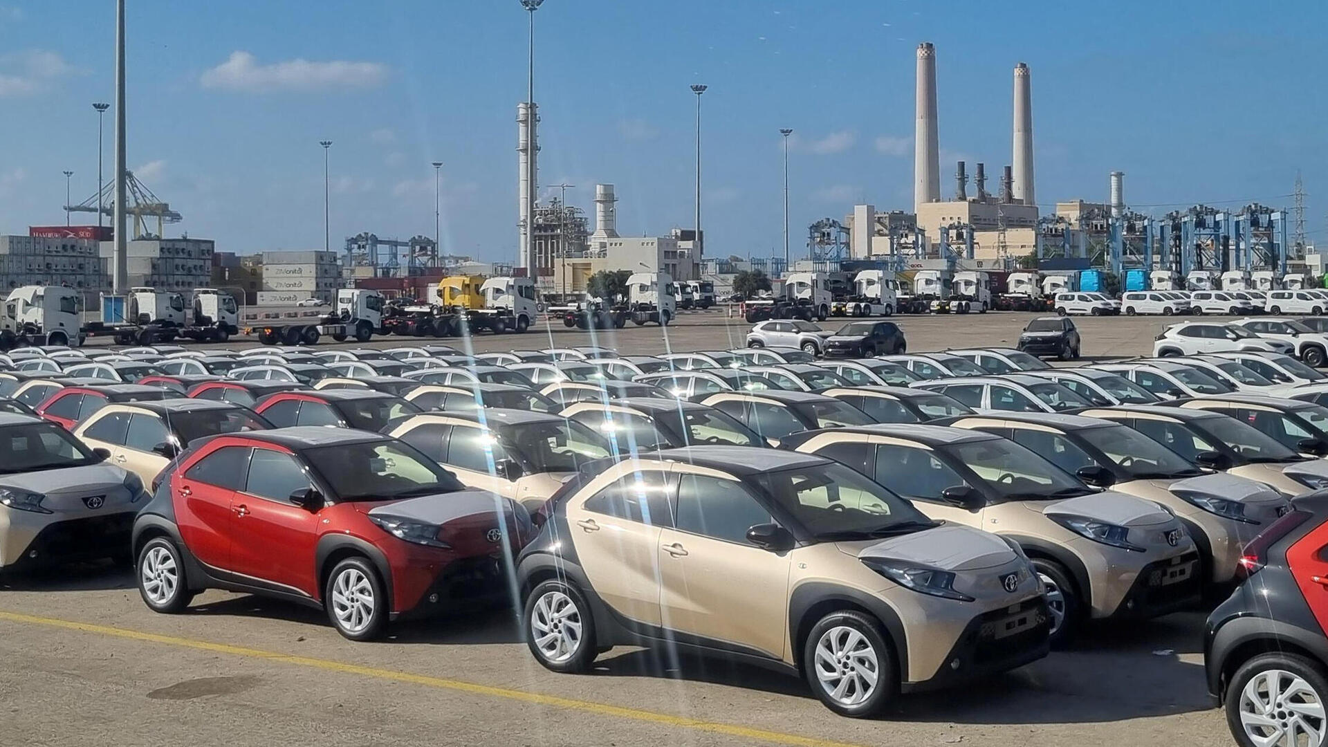 נמל אשדוד מכוניות חדשות רכבים חדשים נמל אשדוד
