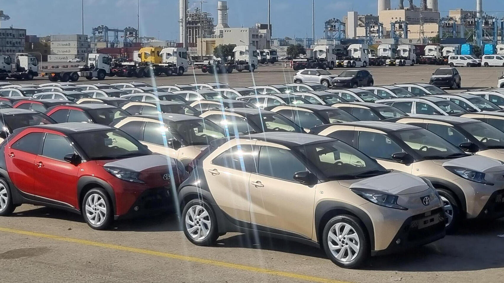 נמל אשדוד מכוניות חדשות רכבים חדשים נמל אשדוד
