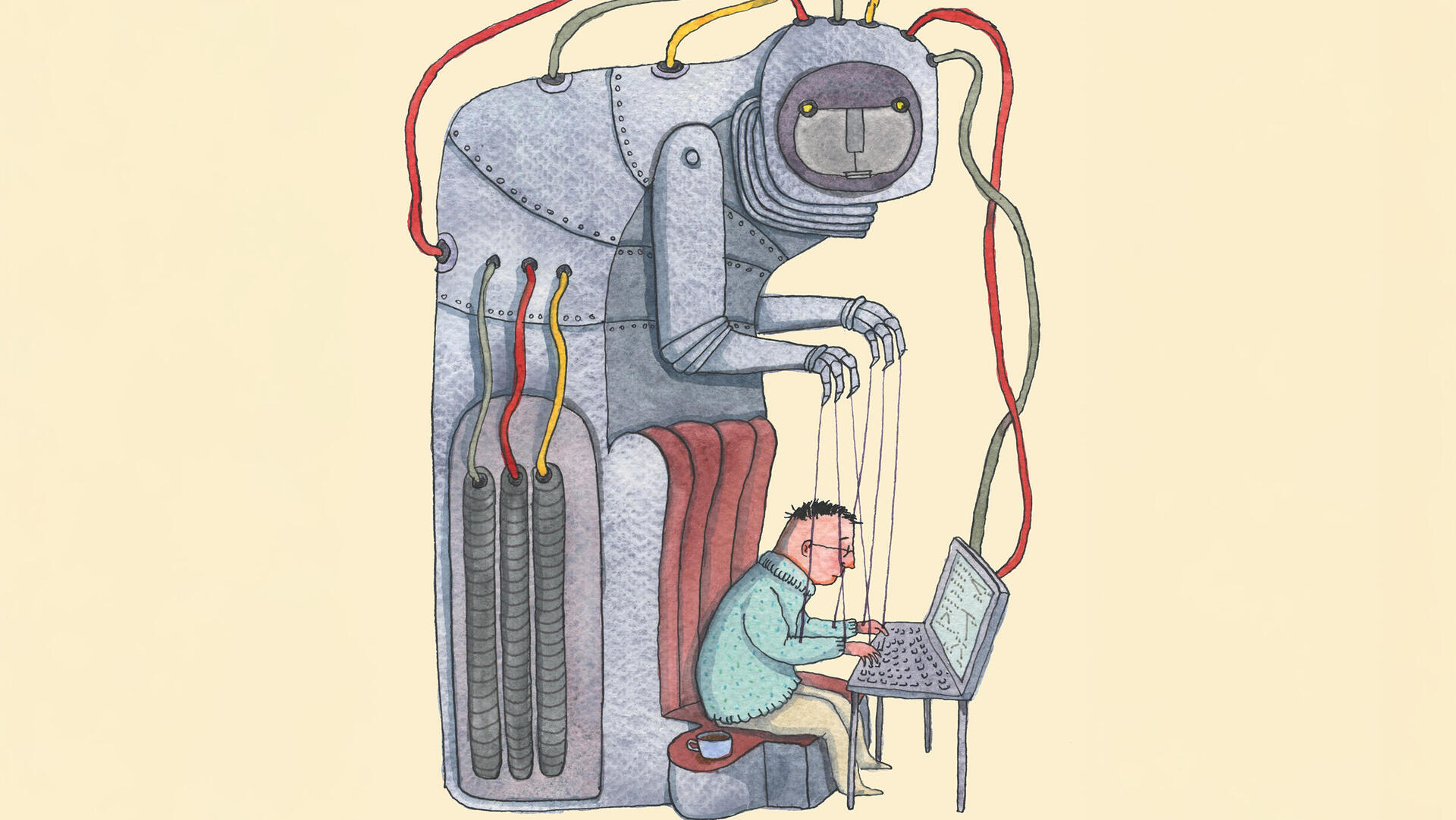 פנאי איור תרגום ספרים AI