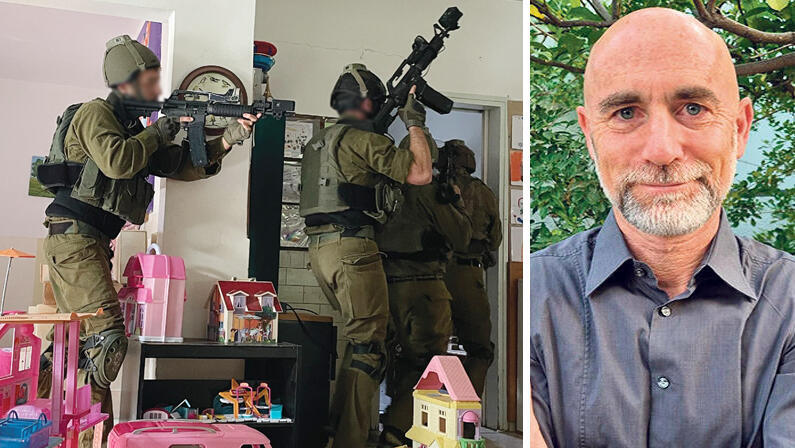 ירון מזרחי מנכ"ל בגירה מערכות לצד אימונים עם מוצרי בגירה