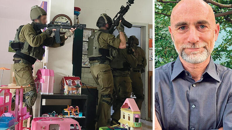 ירון מזרחי מנכ"ל בגירה מערכות לצד אימונים עם מוצרי בגירה