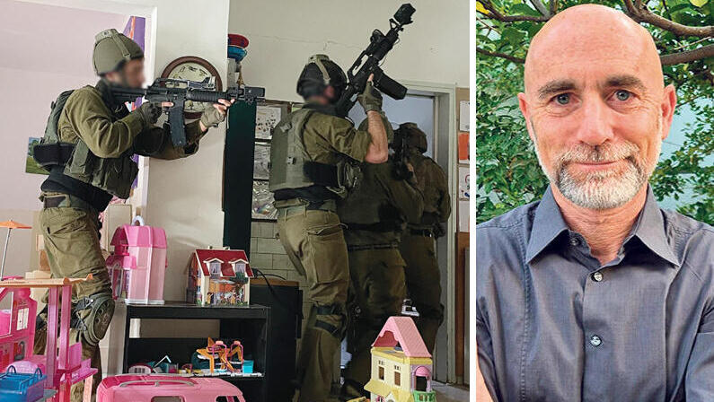 ירון מזרחי מנכ"ל בגירה מערכות לצד אימונים עם מוצרי בגירה