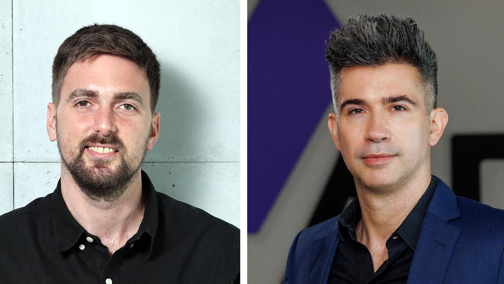 מימין מנכ"ל ארמיס יבגני דיברוב ו סמנכל טכנולוגיה נדיר יזרעאל 