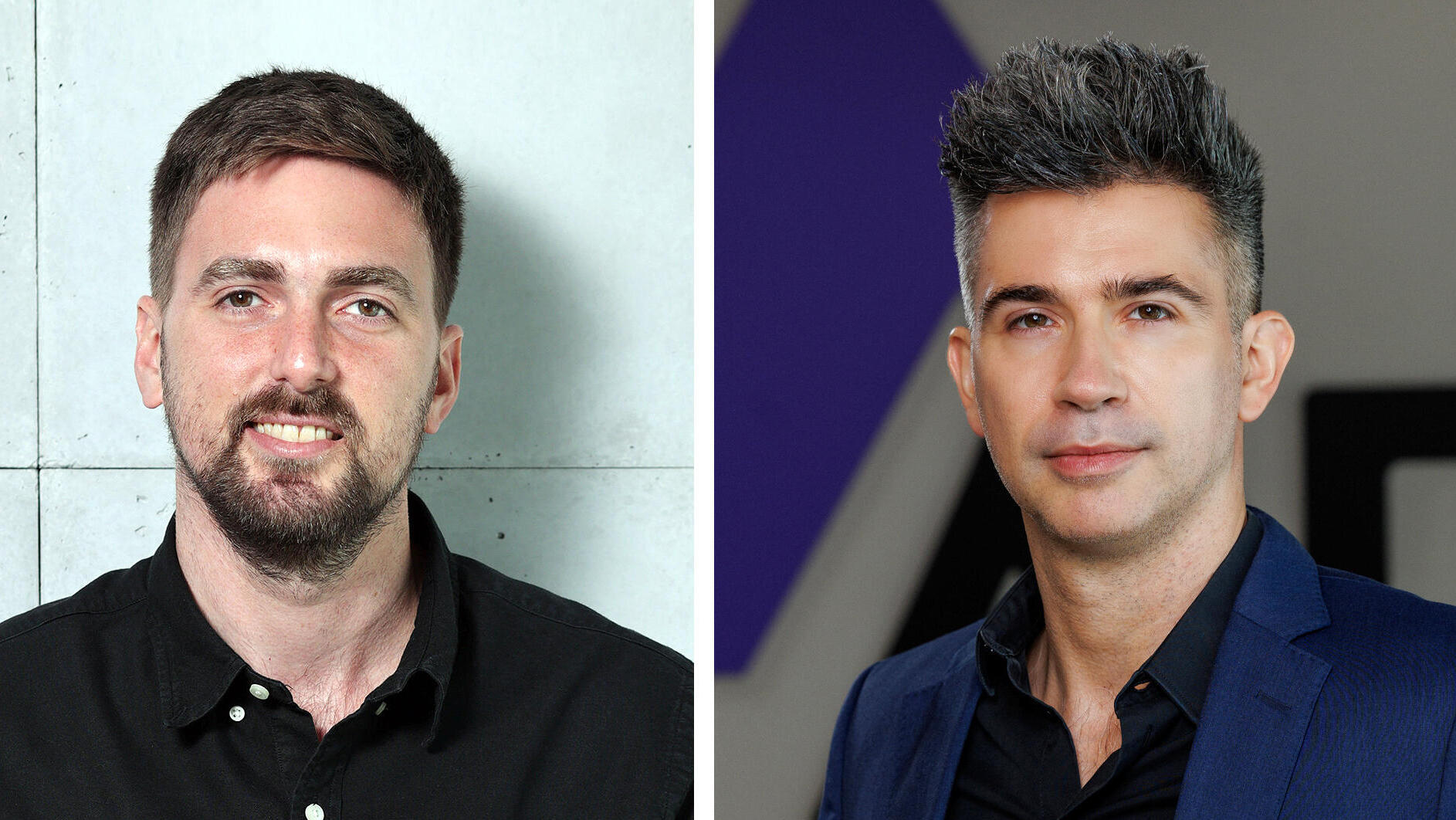 מימין מנכ"ל ארמיס יבגני דיברוב ו סמנכל טכנולוגיה נדיר יזרעאל 