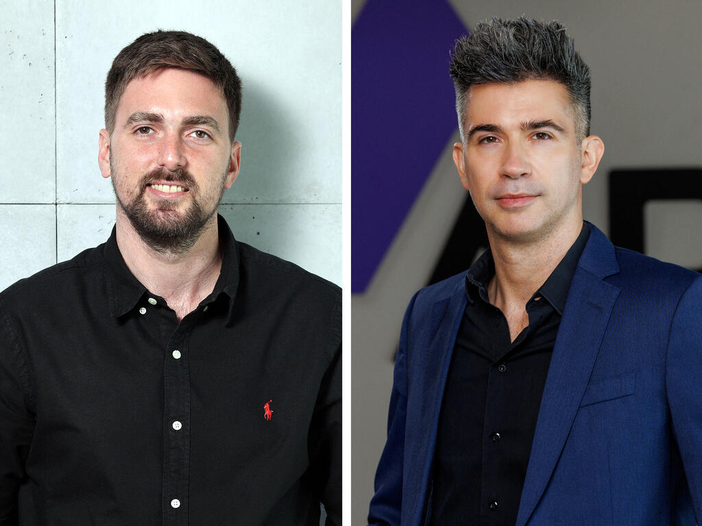 מימין מנכ"ל ארמיס יבגני דיברוב ו סמנכל טכנולוגיה נדיר יזרעאל 