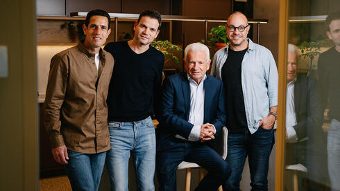 AP Partners founders (from right): Hagai Stadler,  Shmuel Vlodinger, Israel Shlisher and Eyal Hevroni 