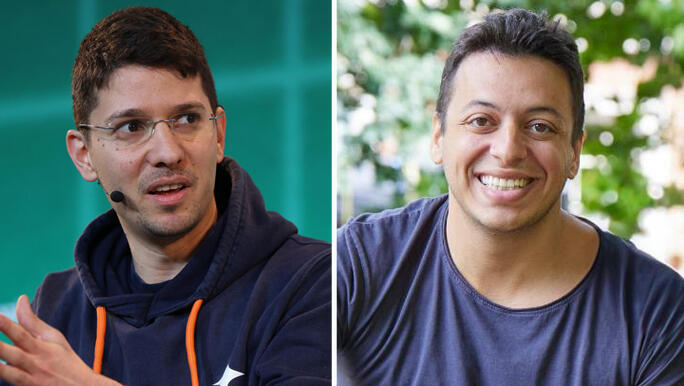 מימין אלכס בואזיז Deel  ורועי רזניק WIZ