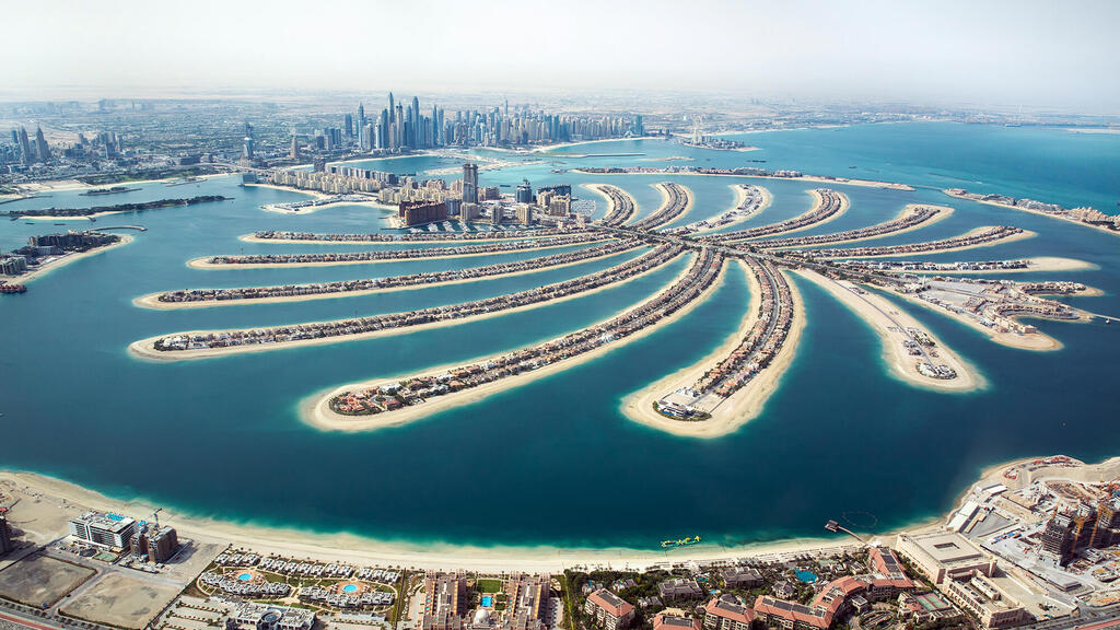 דובאי (צילום: Shutterstock) Palm Jumeirah האיים המלאכותיים דובאי