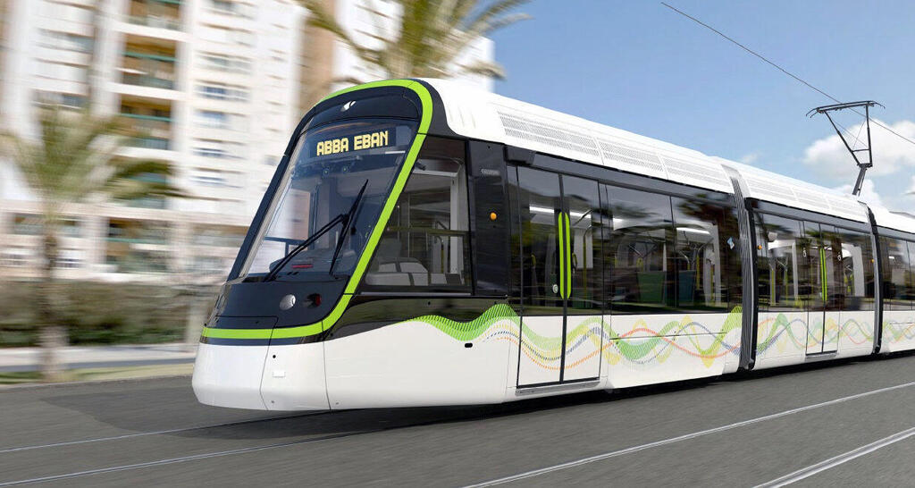 הדמיית רכבת קלה הקו הירוק נת"ע הרכבת הקלה מטרו