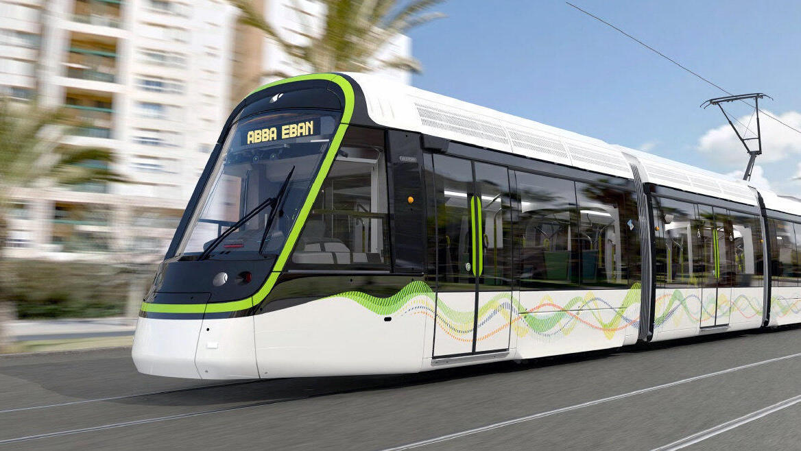 הדמיית רכבת קלה הקו הירוק נת"ע הרכבת הקלה מטרו