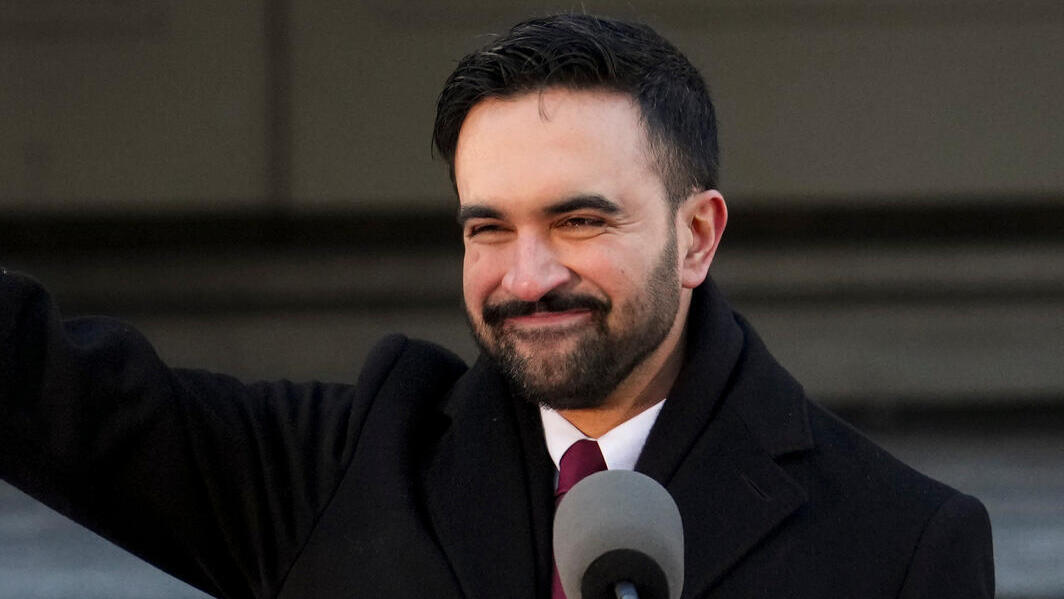 זוהראן ממדאני זוהרן ממדאני ראש העיר ניו יורק בטקס כניסתו לתפקיד 1.1.26