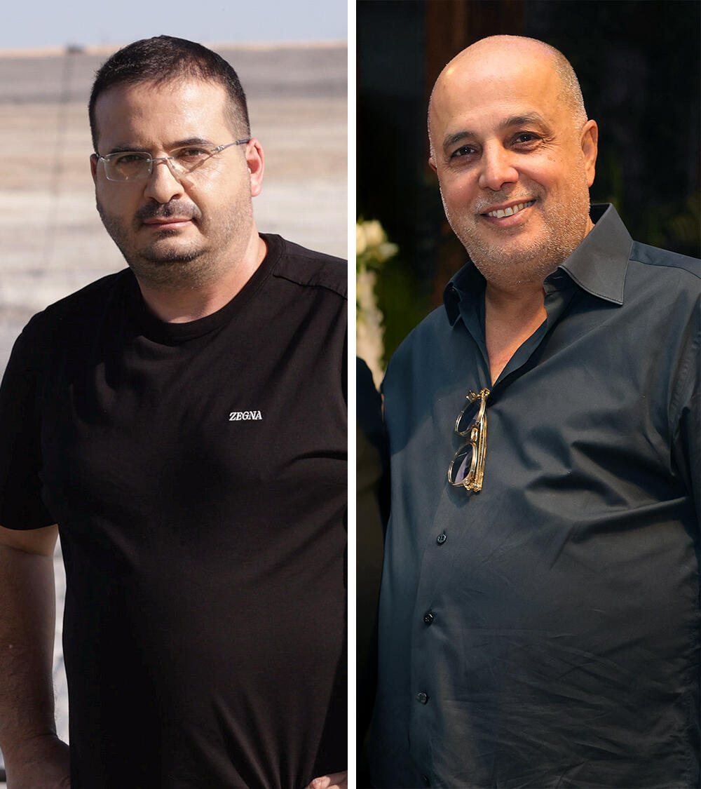 מימין עופר ינאי ו עמוס לוזון