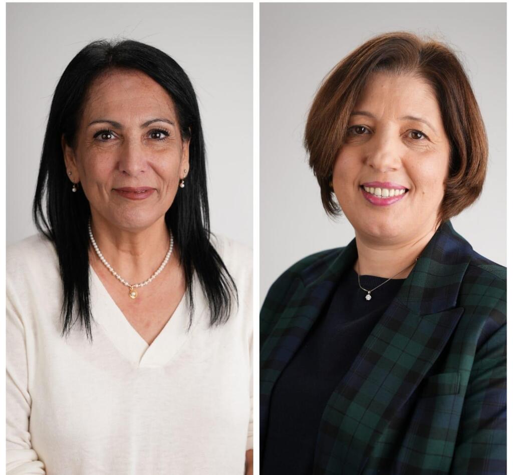 מייסם ג'לג'ולי ומירב בועז (בוזי) (צילום: צופן תשביק ) מייסם ג'לג'ולי מנכ"לית צופן-תשביק ומירב בועז (בוזי) משנה למנכ"ל