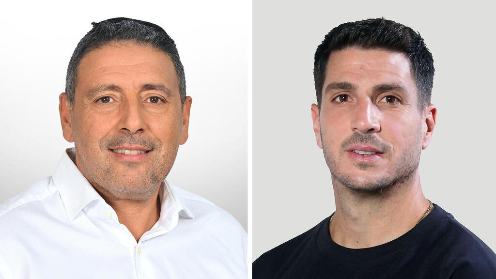 מימין: ויקטור וקרט מנכ"ל לאומי פרטנרס וצחי אבו (צילומים: סטודיו דינו, ישראל הדרי) מימין ויקטור וקרט מנכ"ל לאומי פרטנרס ו צחי אבו בעל השליטה ויו"ר גפן מגורים