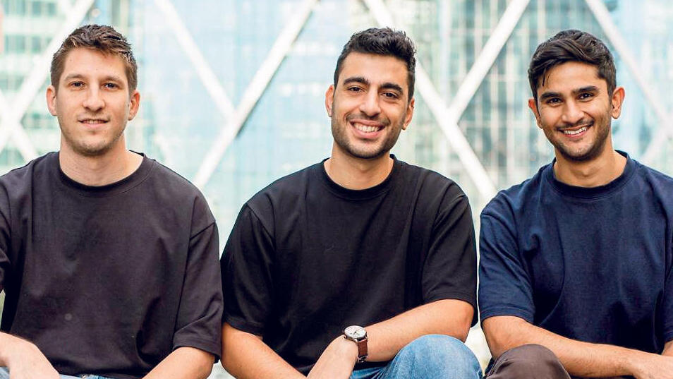 מייסדי ספיריט מימין דור אהרונסון , תומר פריזלר ו איתי אפרים