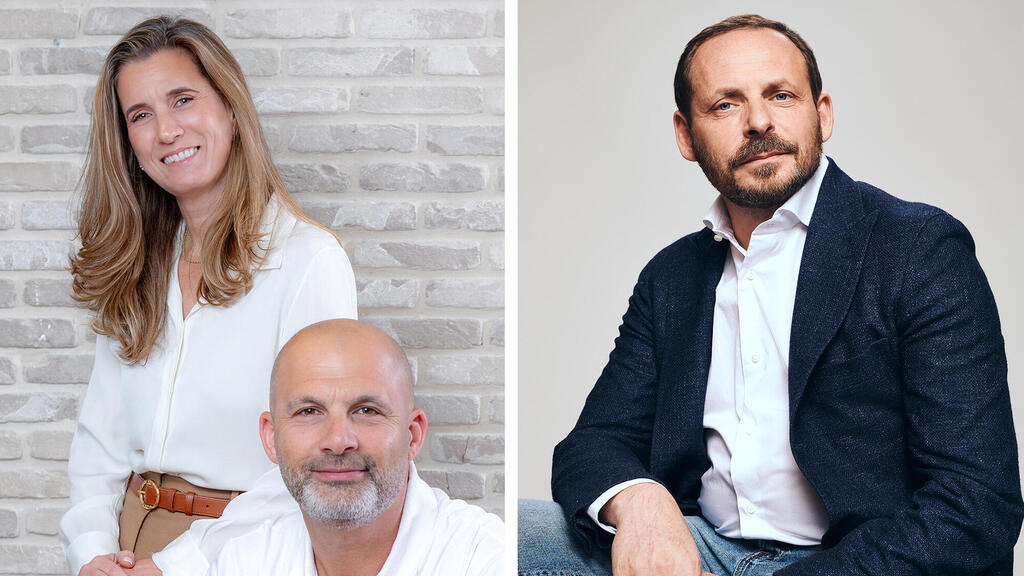 מימין ארקדי וולוז' צחי נחמיאס ו אפרת דרורי נחמיאס מנכלים שותפים בחברת מגה אור