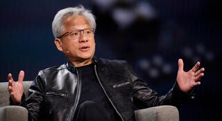 מנכ"ל אנבידיה ג'נסן הואנג בתערוכת CES בלאס וגאס 6.1.26