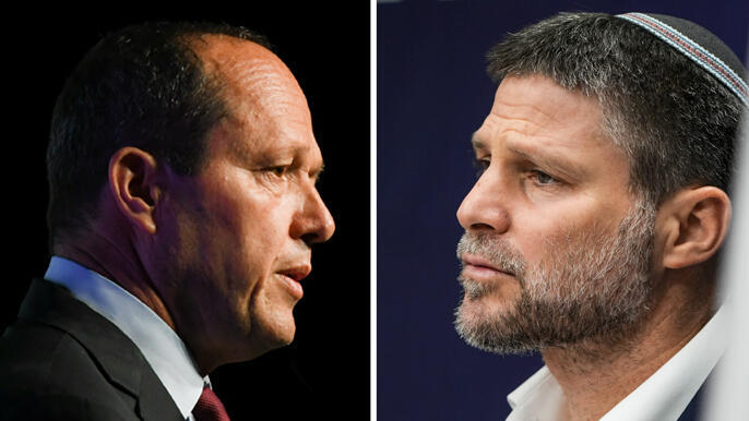 מימין ניר ברקת ו בצלאל סמוטריץ 