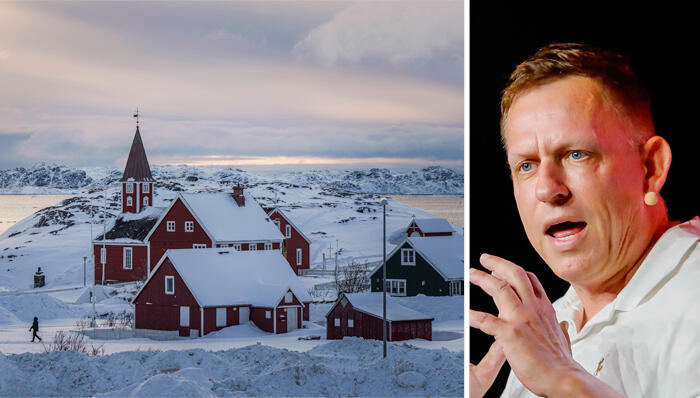 מימין פיטר ת'יל ו גרינלנד