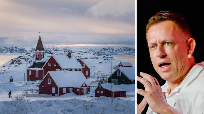 מימין פיטר ת'יל ו גרינלנד