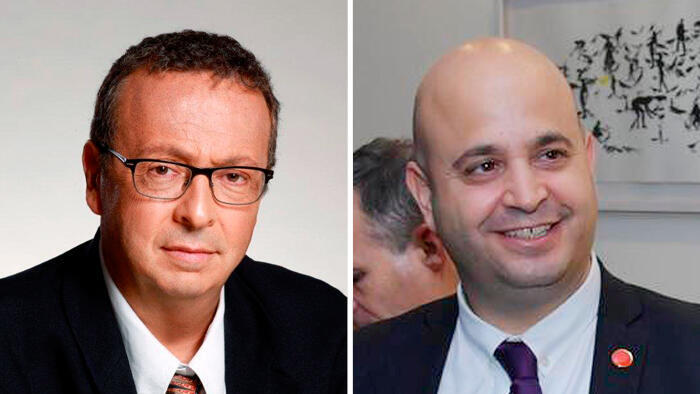 מימין מוטי גמיש ו ליאור לוי ביסקול