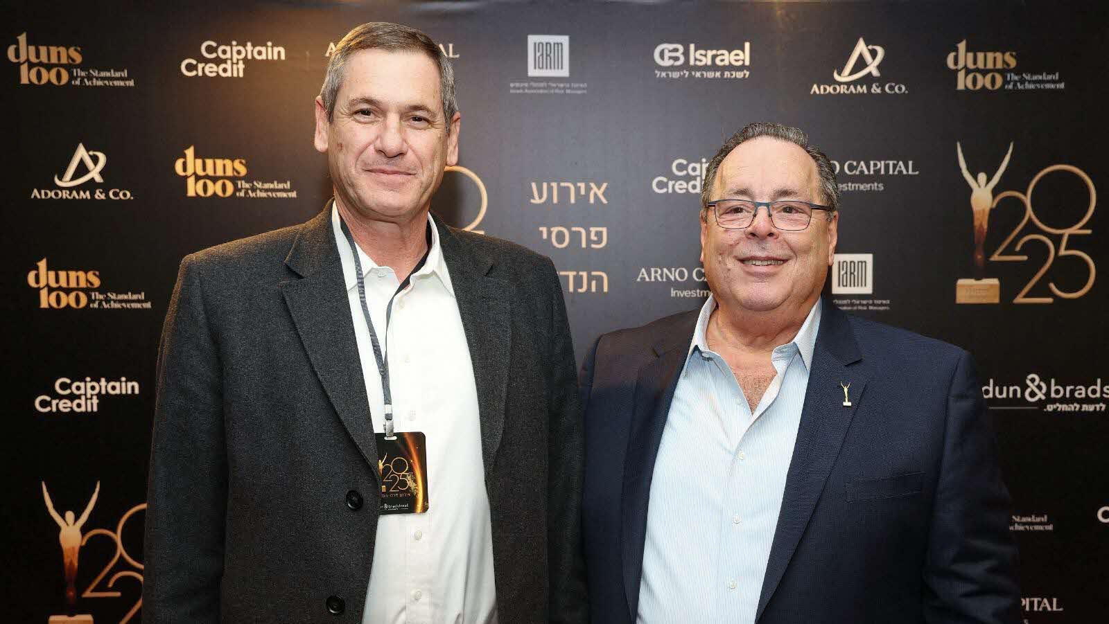 ארנון פרידמן  באירוע פרסי הנדל"ן של Duns 100 