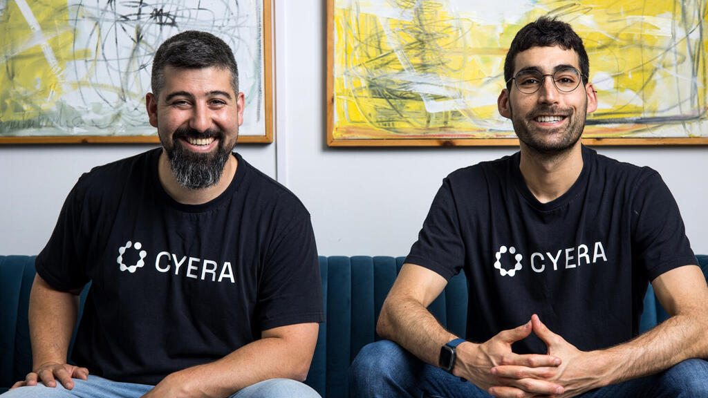 חברת Cyera מימין תמר בן אילן מייסד-שותף ו-CTO החברה יותם שגב מייסד שותף ו-CEO