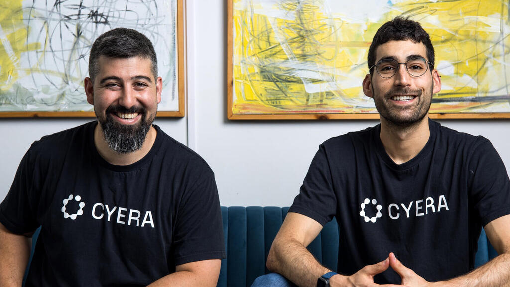 חברת Cyera מימין תמר בן אילן מייסד-שותף ו-CTO החברה יותם שגב מייסד שותף ו-CEO