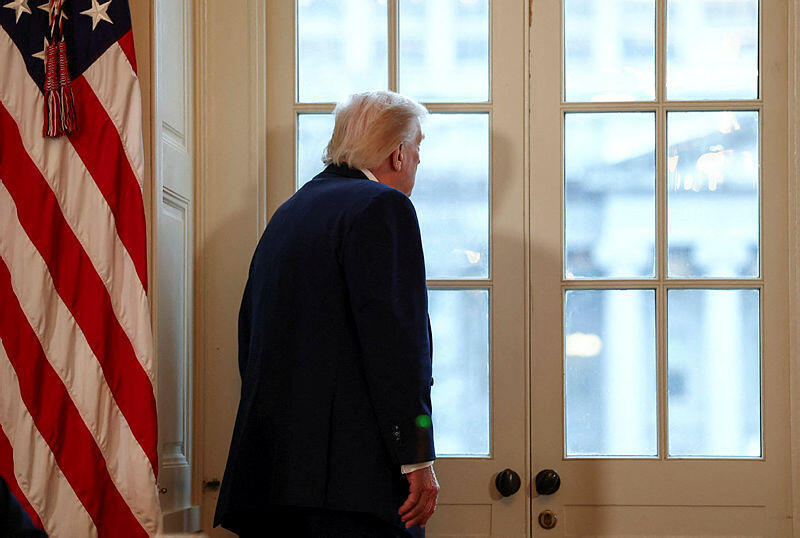 נשיא ארה"ב דונלד טראמפ בבית הלבן ינואר 2026