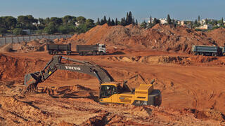 עבודות תשתית אתר בנייה