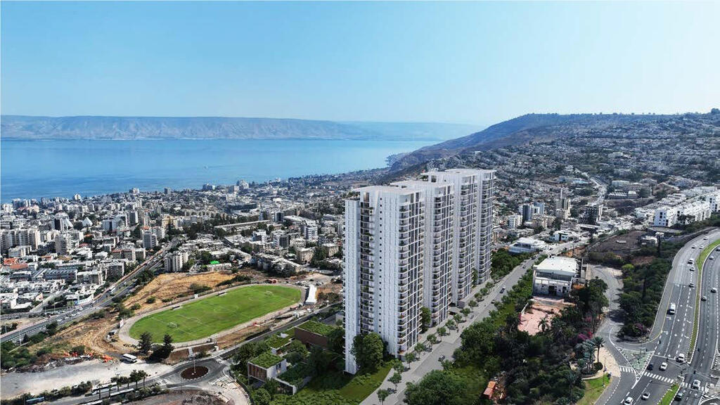 דמיית פרויקט תוכנית התחדשות עירונית ראשונה ב טבריה מילוסלבסקי אדריכלים