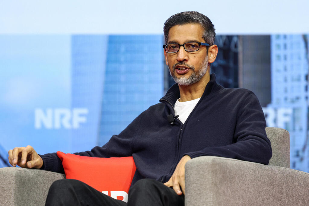 Sundar Pichai. (Photo: REUTERS/Kylie Cooper) סונדר פיצ'אי סונדאר פיצ'אי מנכ"ל אלפבית גוגל