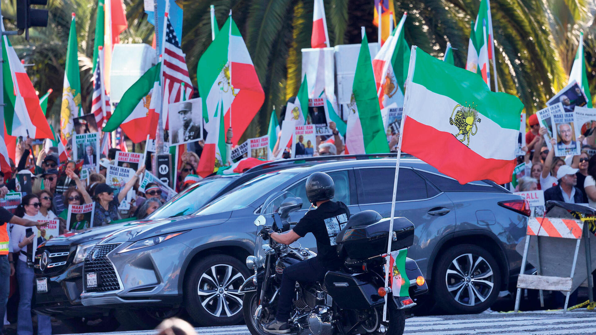 הפגנת תמיכה בשחרור איראן בלוס אנג'לס ינואר 2026