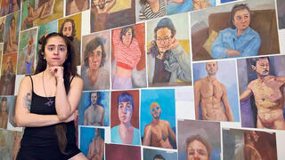 פנאי רויה אברהים אמנית אירנית