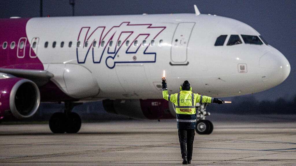 מטוס של וויז אייר ב הונגריה 17.12.20