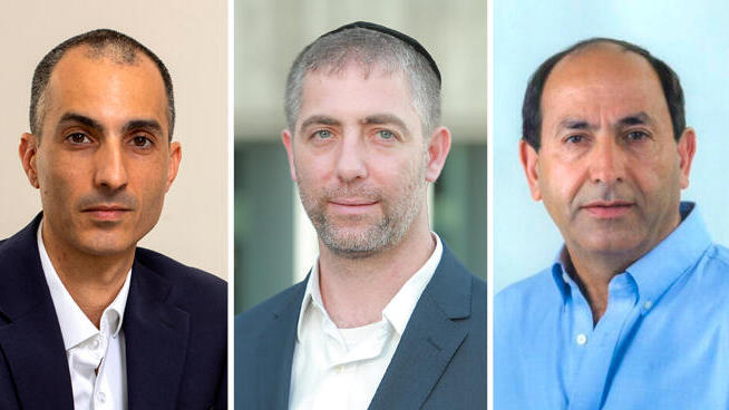 מימין רמי לוי ספי זינגר ו עמית גל