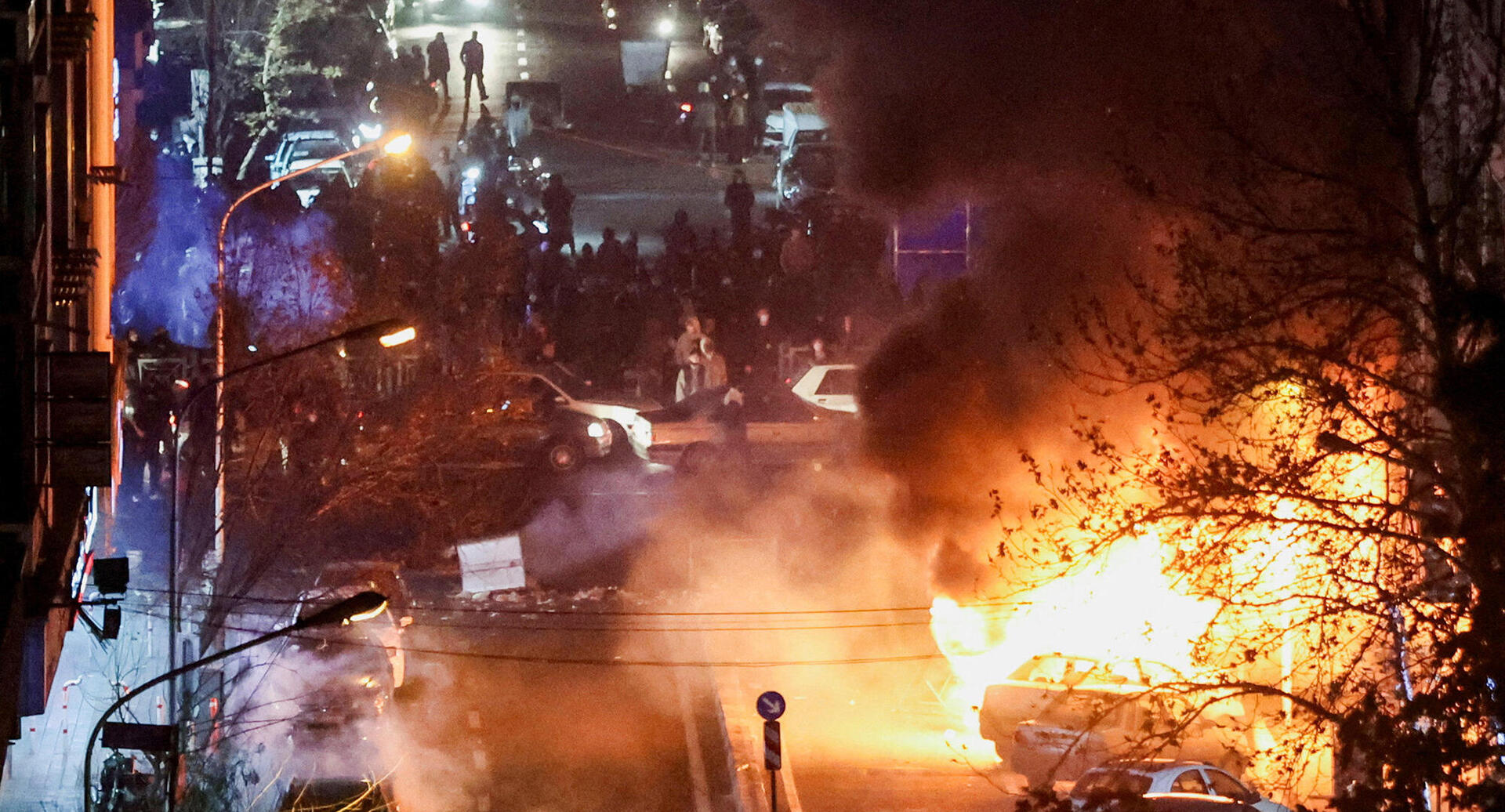 פוטו הפגנות מהפכה איראן טהארן