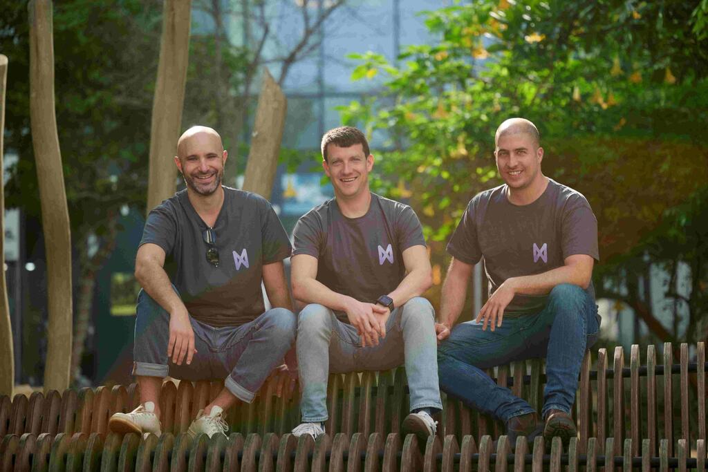 מייסדי נובי Novee מימין עומר נינבורג עידו גפן ו גון חלמיש